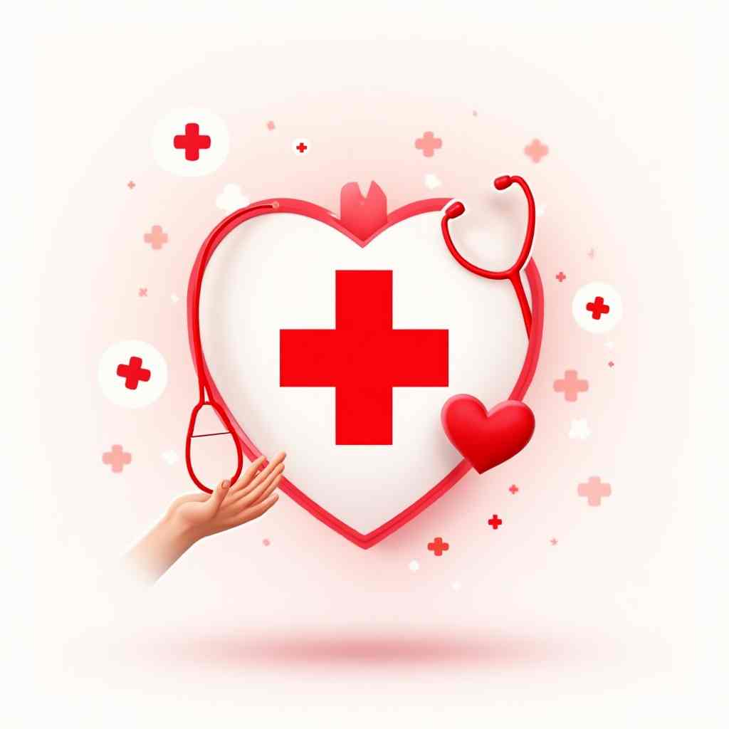 Red Cross logo vector design